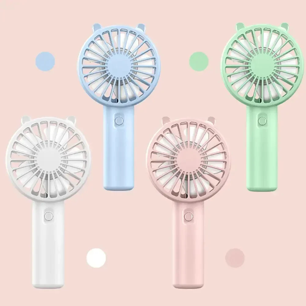 Mini Portable Handheld Fan - USB Rechargeable
