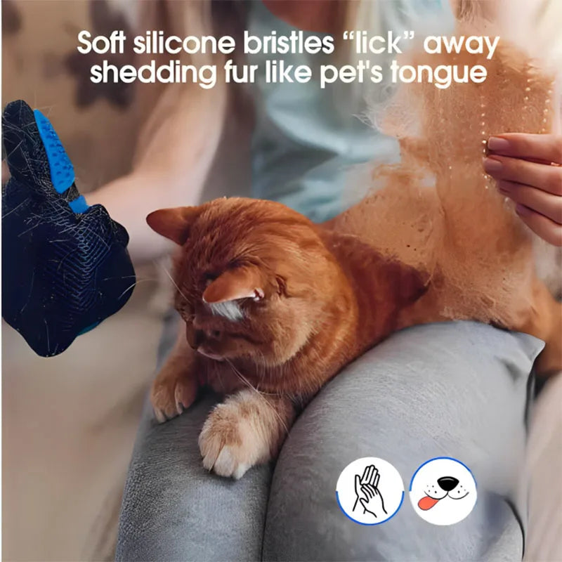 Pet Gromming Glove for Dogs & cats