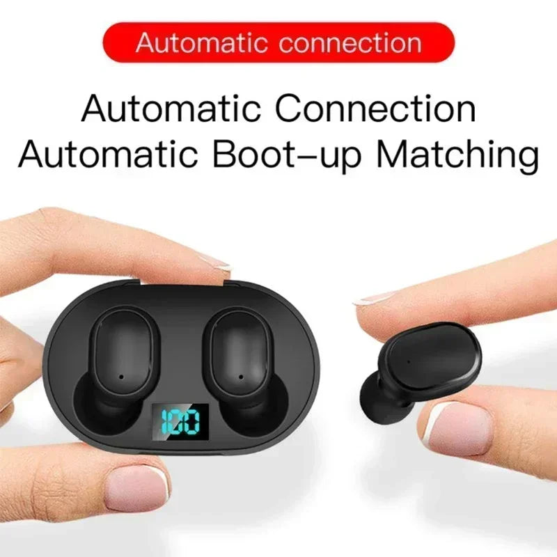 E6S TWS Wireless Earbuds – Bluetooth 5.0 Headphones with Charging Case.