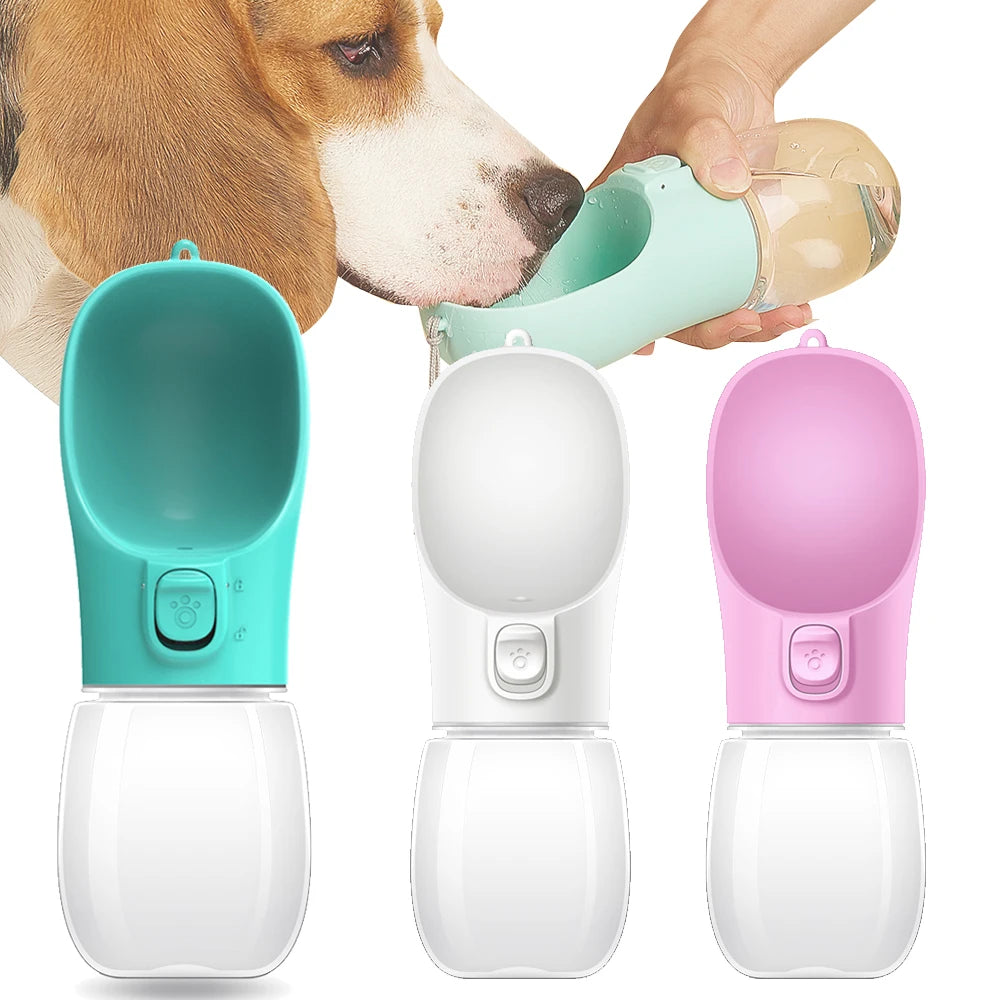 Portable Dog Water Bottle – Leakproof Travel Water Dispenser for Dogs & Cats (300ml / 350ml / 550ml)