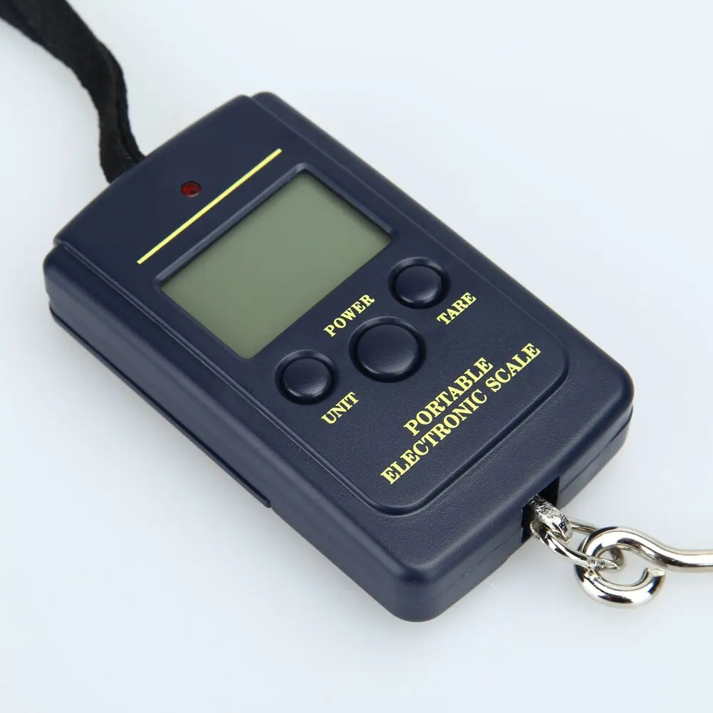 40kg Digital Hanging Luggage Scale | Portable Electronic Travel & Fishing Weight Scale