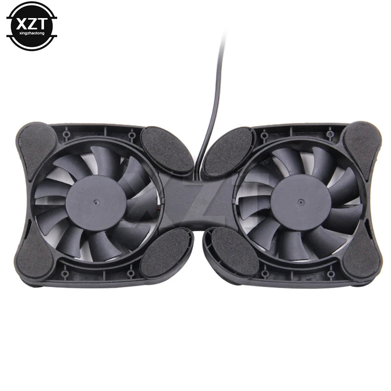Portable Laptop Cooling Pad with USB Fan – Foldable Adjustable Stand