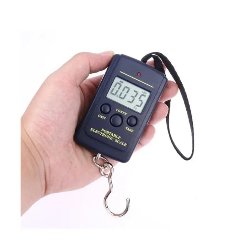 40kg Digital Hanging Luggage Scale | Portable Electronic Travel & Fishing Weight Scale