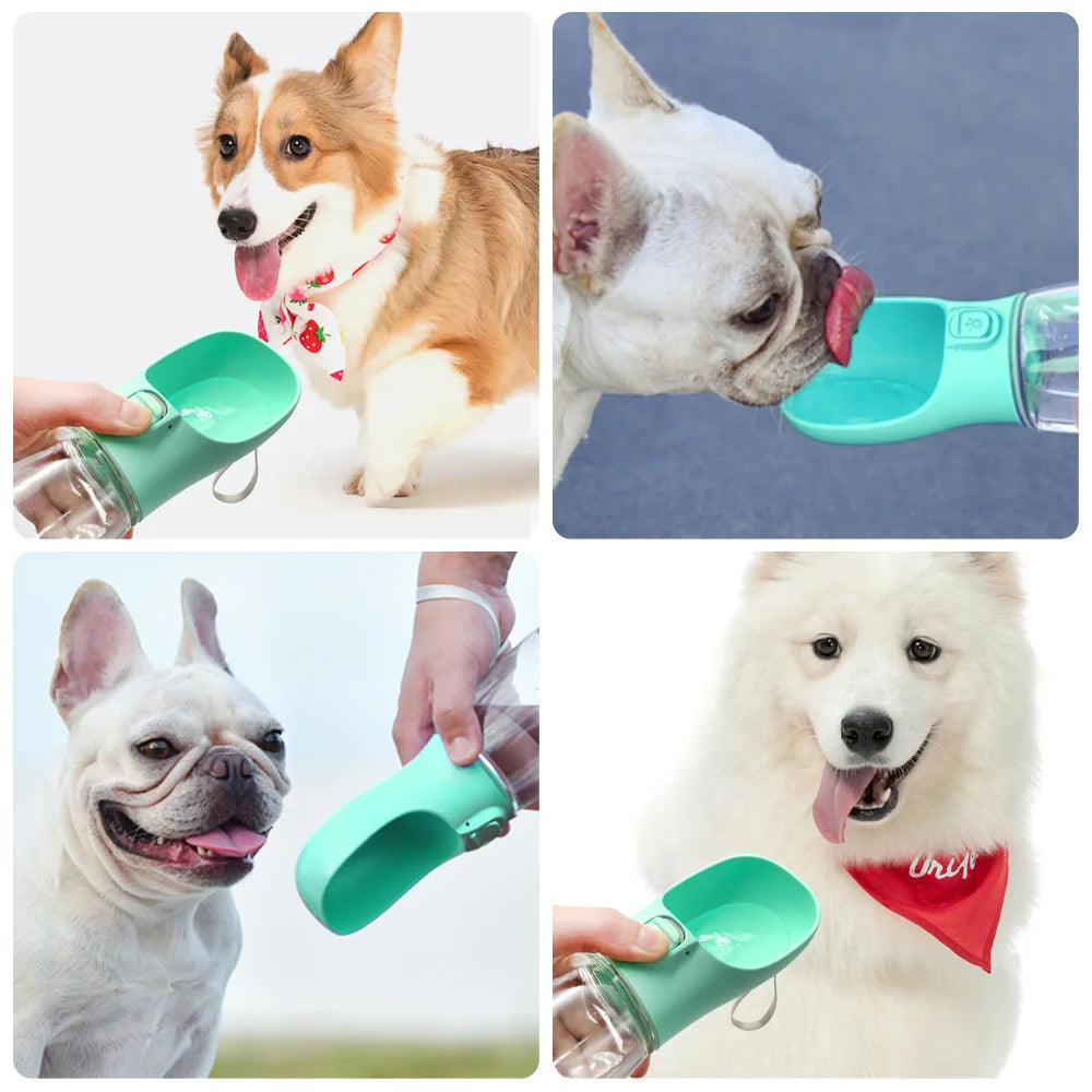 Portable Dog Water Bottle – Leakproof Travel Water Dispenser for Dogs & Cats (300ml / 350ml / 550ml)