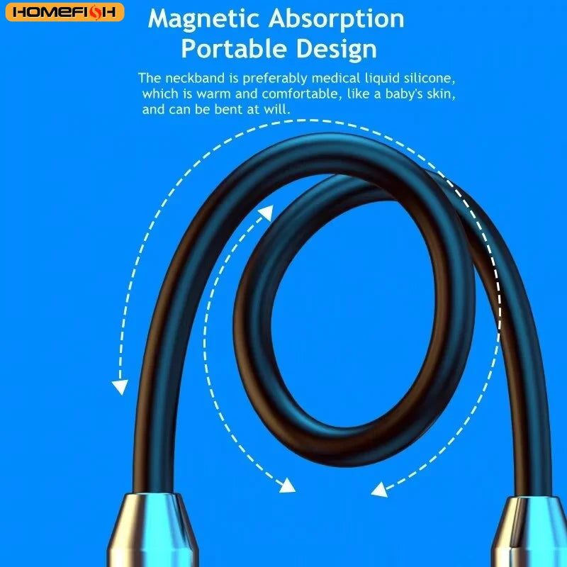 9D Bluetooth Neckband Earphones – Wireless Sports Headset