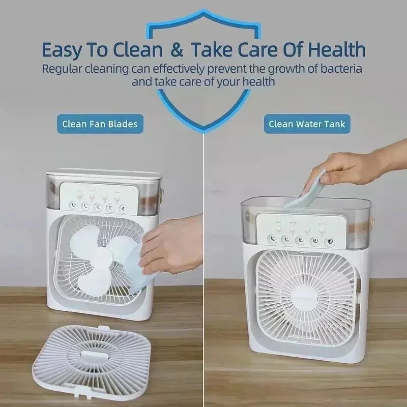 Arctic Breeze 3-in-1 Mini Air Cooler & Humidifier
