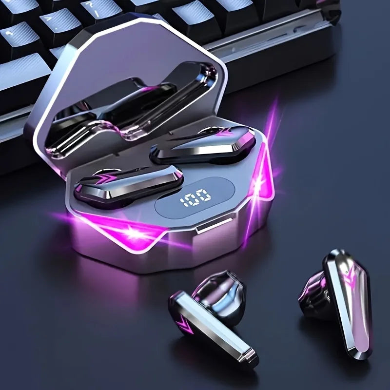 X15 TWS Gaming Wireless Earbuds – LED Display & Low Latency