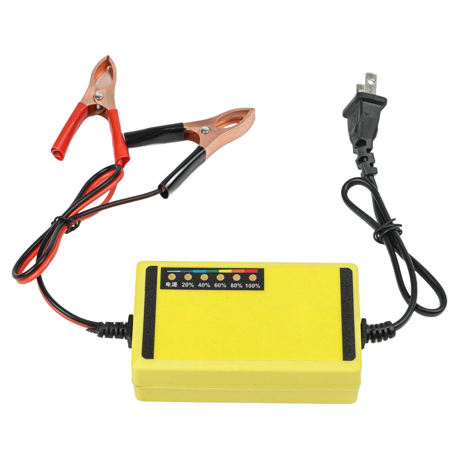🔋 12V Smart Battery Charger for Car & Motorcycle – Fast Automatic Charging
