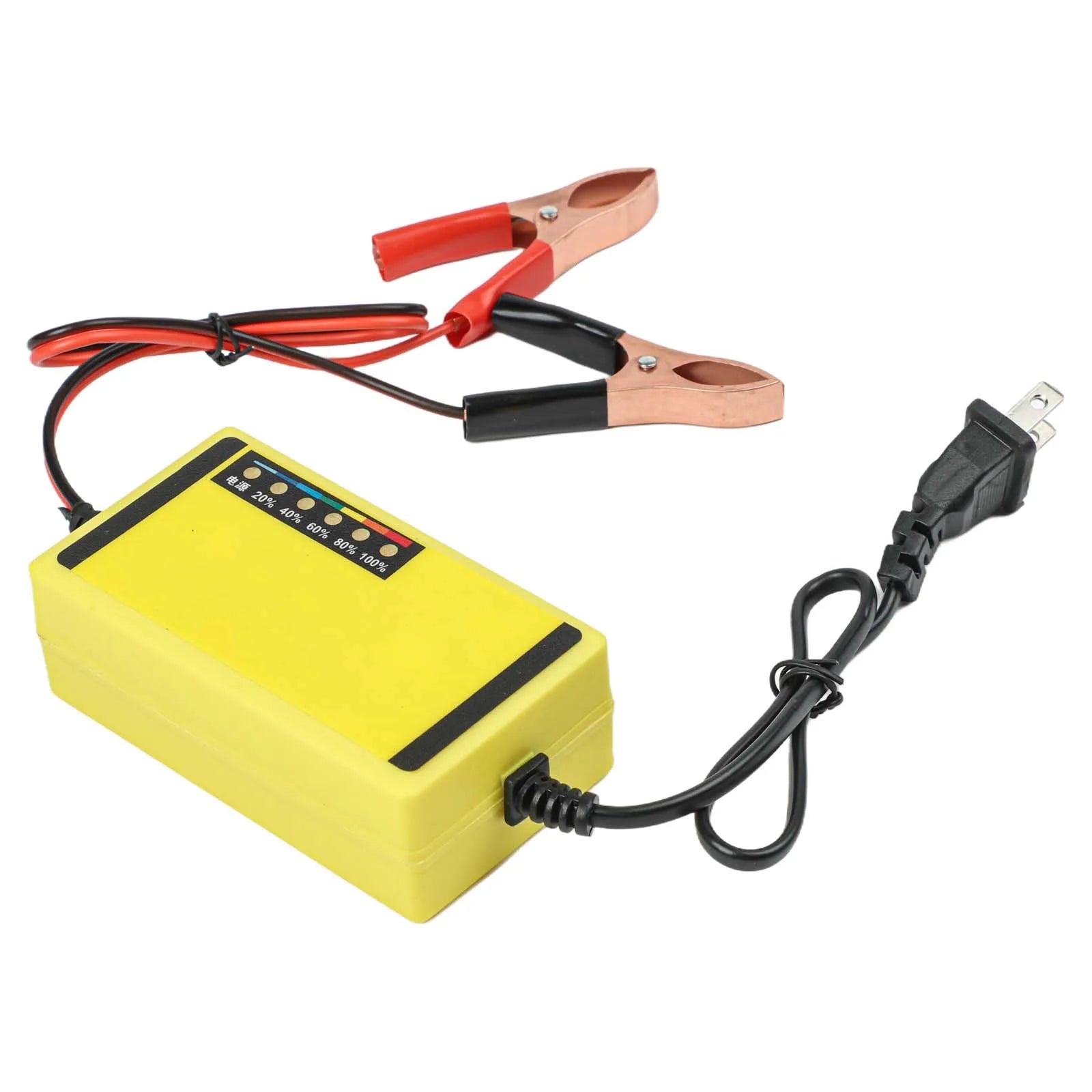 🔋 12V Smart Battery Charger for Car & Motorcycle – Fast Automatic Charging