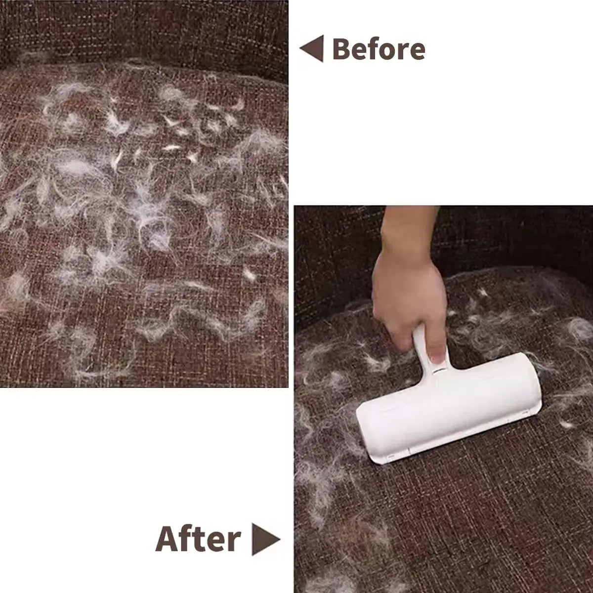 Pet Hair Remover Roller - Removes pet hair quickly from sofas,<clothes,carpets and beds