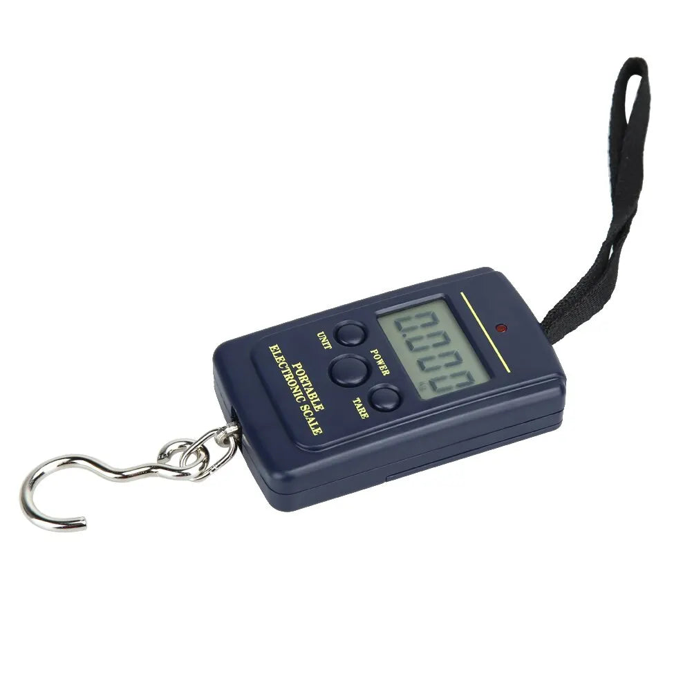 40kg Digital Hanging Luggage Scale | Portable Electronic Travel & Fishing Weight Scale