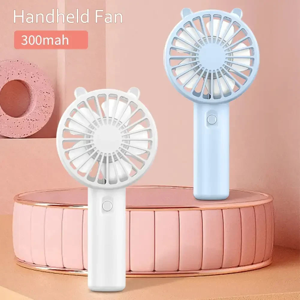 Mini Portable Handheld Fan - USB Rechargeable