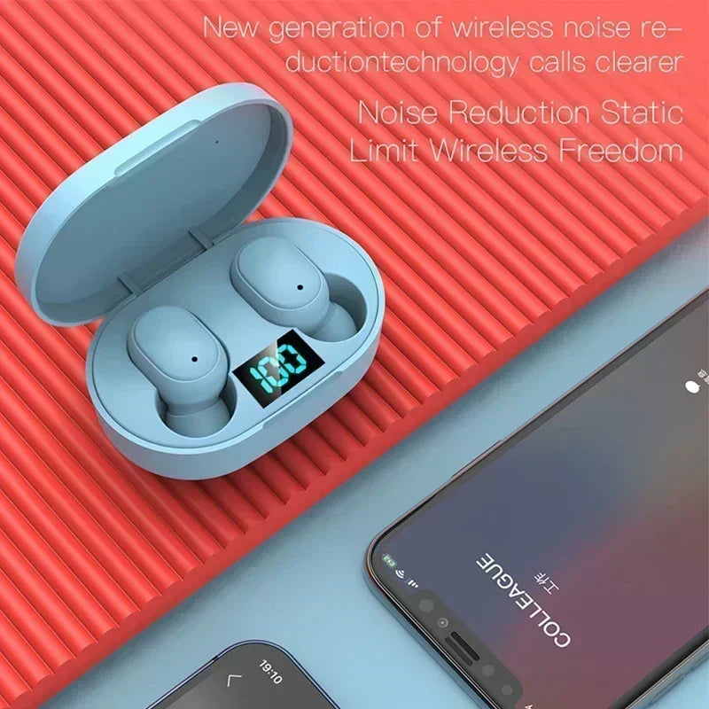 E6S TWS Wireless Earbuds – Bluetooth 5.0 Headphones with Charging Case.