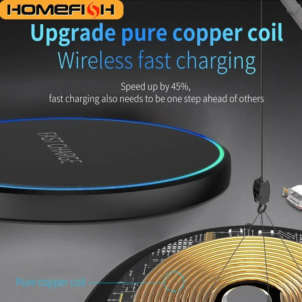 3-in-1 Wireless Charger for Phone, Smartwatch & Earbuds | Fast Charging Station
