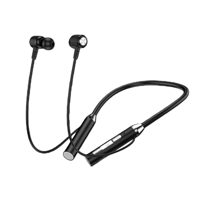 9D Bluetooth Neckband Earphones – Wireless Sports Headset