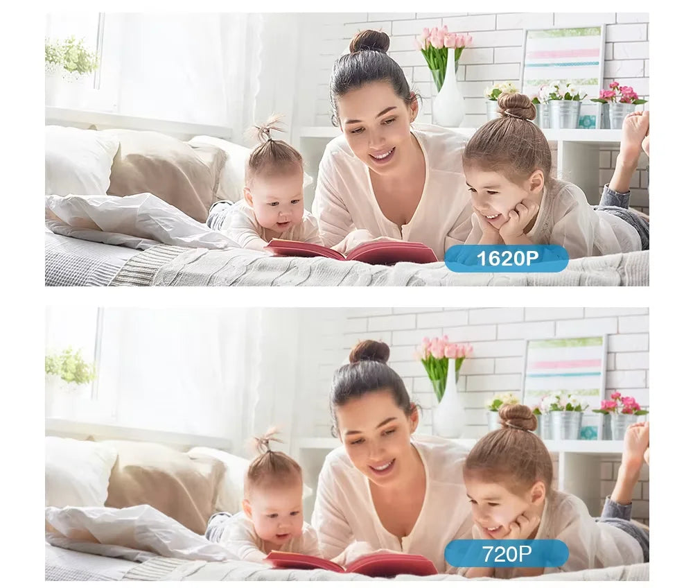 Smart WiFi Security Camera 1620P HD Night Vision & Motion Detection