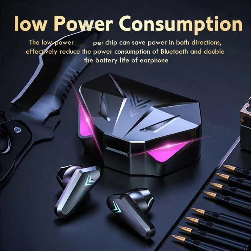 X15 TWS Gaming Wireless Earbuds – LED Display & Low Latency
