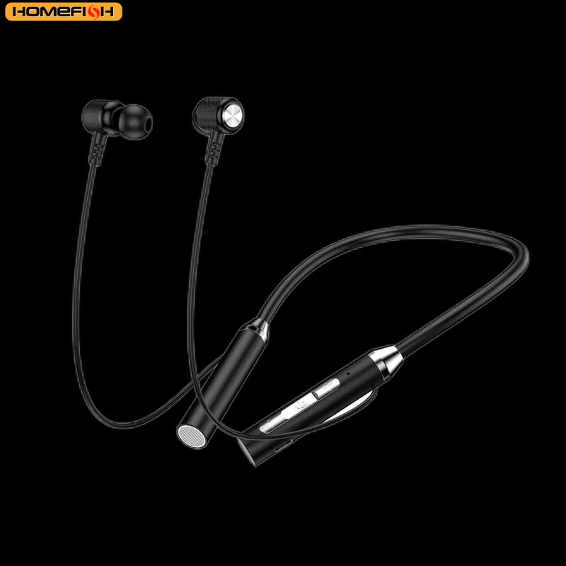 9D Bluetooth Neckband Earphones – Wireless Sports Headset