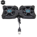 Portable Laptop Cooling Pad with USB Fan – Foldable Adjustable Stand