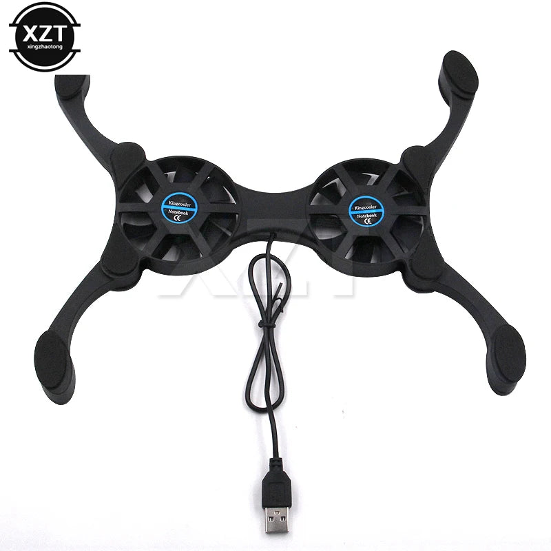 Portable Laptop Cooling Pad with USB Fan – Foldable Adjustable Stand