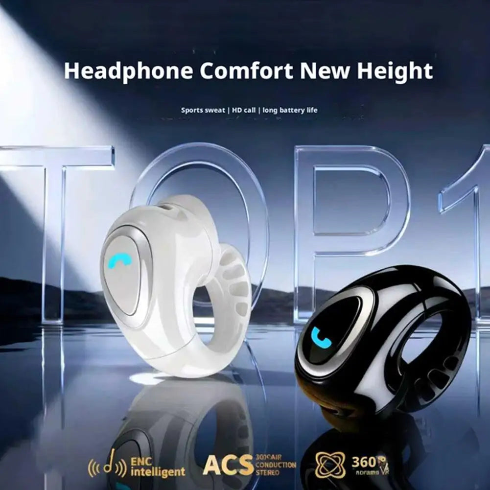 Open-Ear Bluetooth Clip-On Earbuds – Wireless Comfort Fit