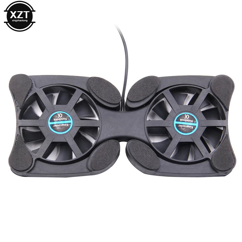 Portable Laptop Cooling Pad with USB Fan – Foldable Adjustable Stand