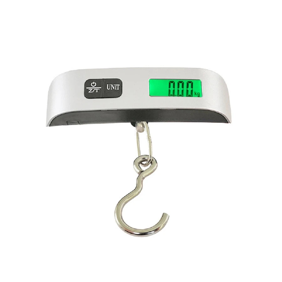 Portable 50kg LCD Digital Hanging Luggage Scale | Travel Suitcase Weight Checker