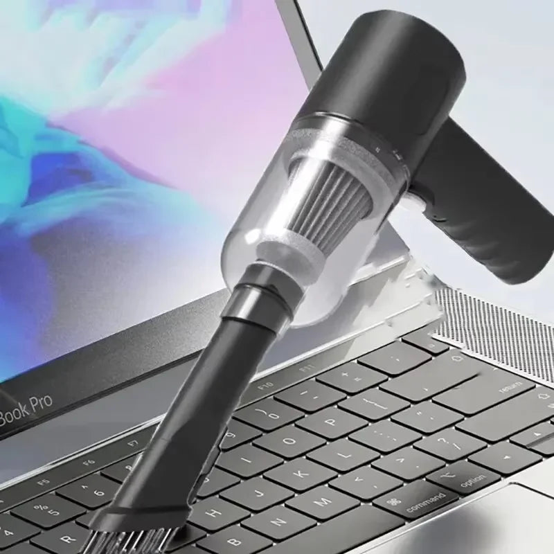 Portable Cordless Car Vacuum Cleaner – Powerful Suction & Air Blower