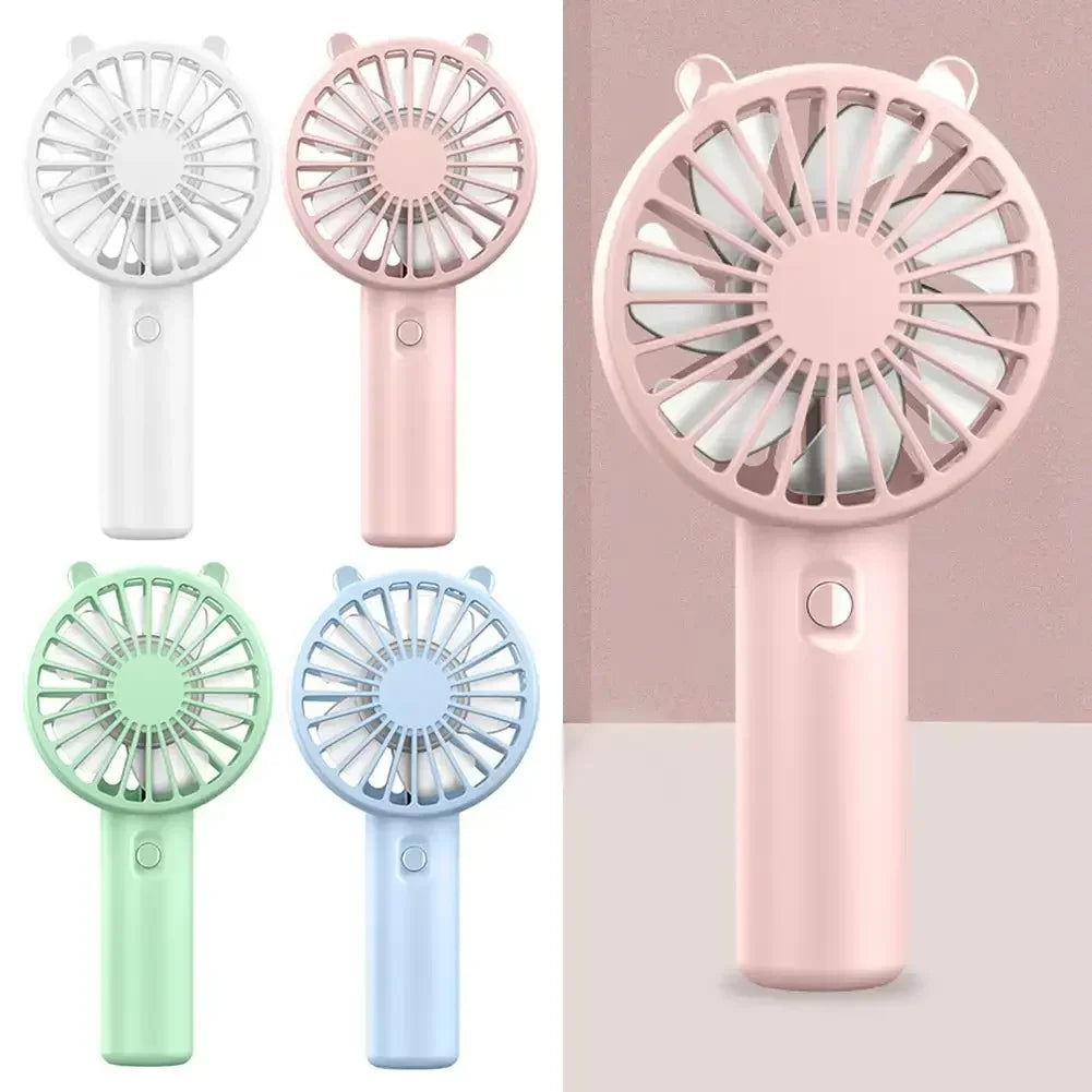 Mini Portable Handheld Fan - USB Rechargeable