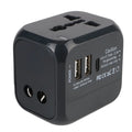 Universal Travel Adapter with USB & USB-C Fast Charging | US, EU, UK & AU Plug | All-in-One International Charger
